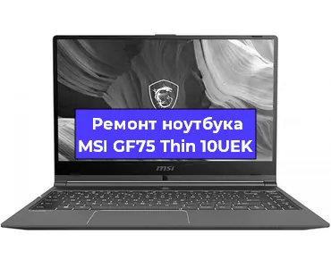 Чистка от пыли и замена термопасты на ноутбуке MSI GF75 Thin 10UEK в Ростове-на-Дону
